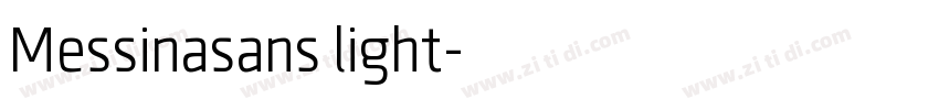 Messinasans light字体转换